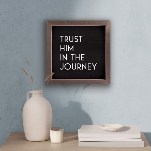 Framed Art - Trust Him In
