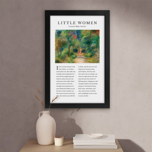 "I Have A Better Friend" Little Women Framed Art