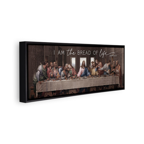 Last Supper Collection Framed Canvas - I Am The Bread Of Life