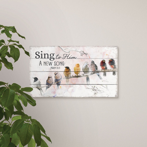 Pallet Decor - Sing To Him