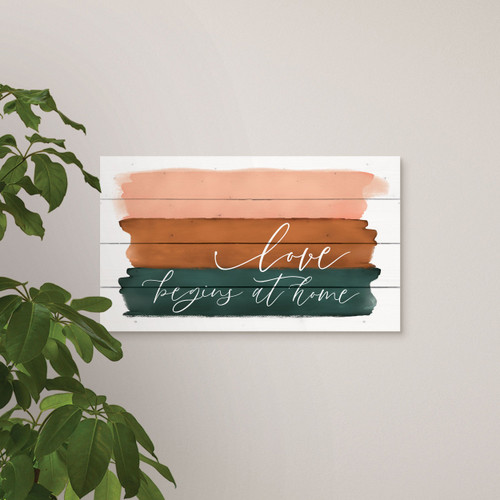 Love Begins At Home Pallet Decor