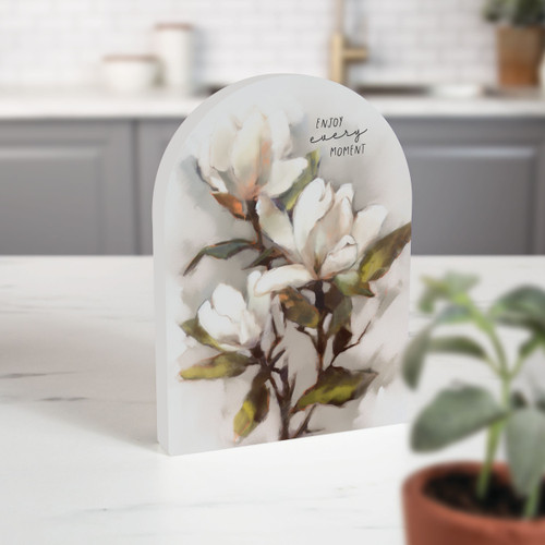 Arched Shape Sign - Enjoy Every Moment