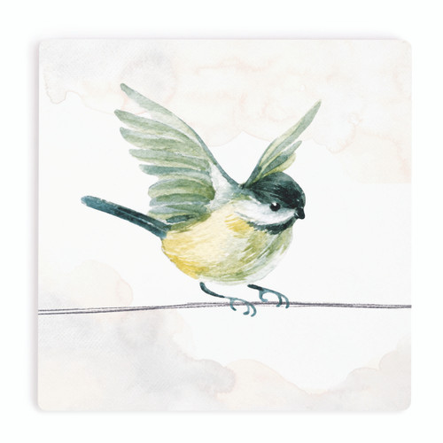 Ceramic Coasters - Chickadee