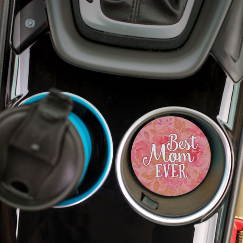 Ceramic Car Coasters - Best Mom
