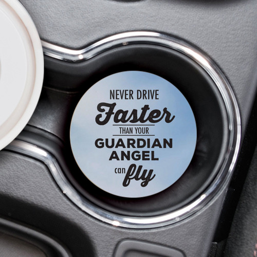 Ceramic Car Coaster - Never