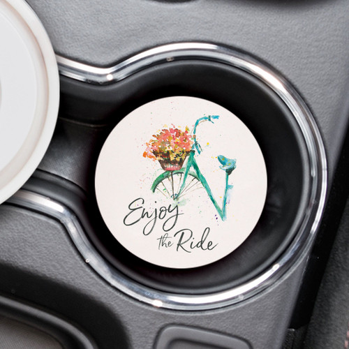 Ceramic Car Coaster - Enjoy The Ride