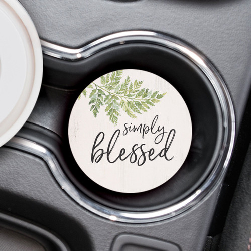 Ceramic Car Coaster - Simply Blessed Collection
