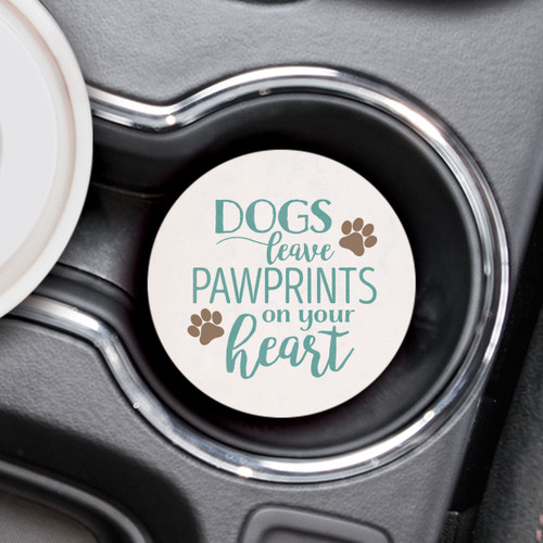 Ceramic Car Coaster - Dogs