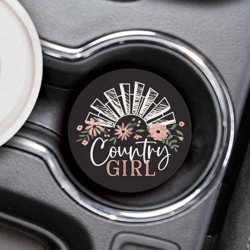 Ceramic Car Coaster - Country