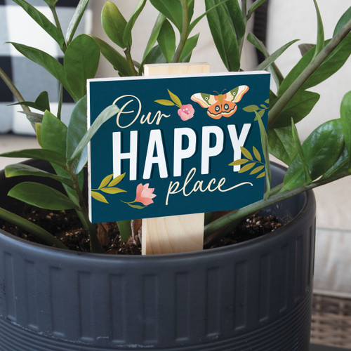 Garden Sign - Our Happy Place