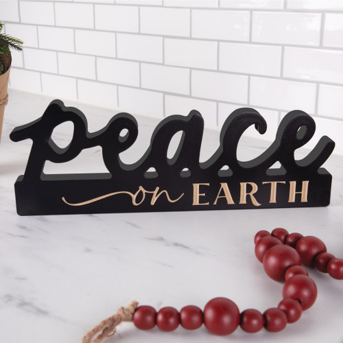 Word Sign - Peace On Earth