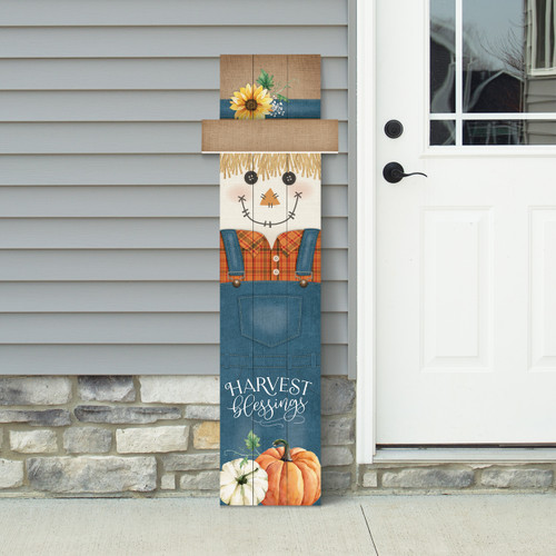 Christmas Porch Sign - Harvest Blessings