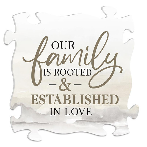 Puzzle Pieces Artwork - Our Family