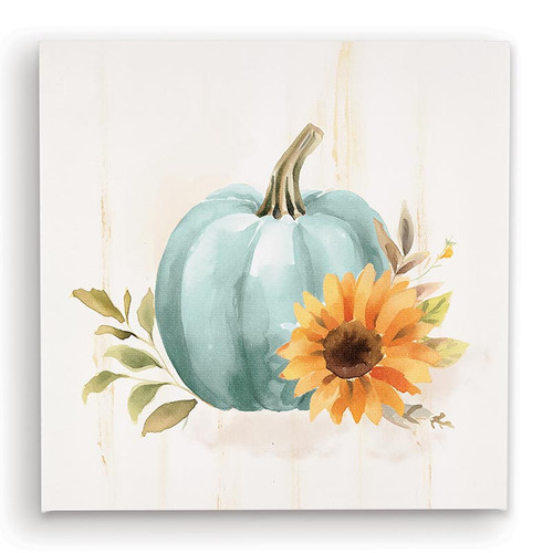 Fall Feels Collection Canvas - Blue Pumpkin