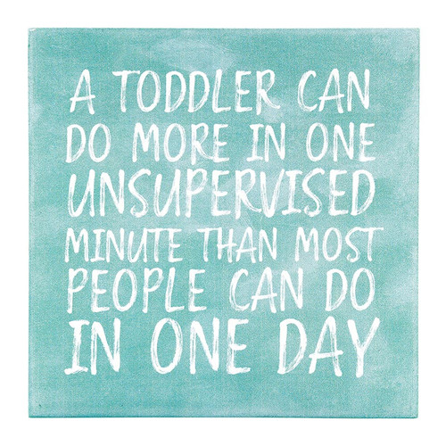 Love Mom Collection Word Block - A Toddler Can