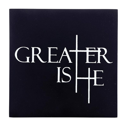 Greater Is He Collection Word Block