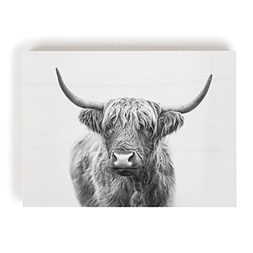 Heartland Home Collection Decorative Block - Highland Cow