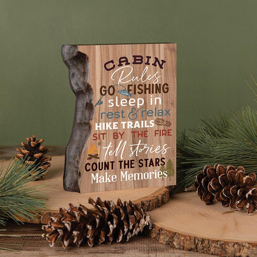 Lake & Lodge Collection Barky Sign - Rules