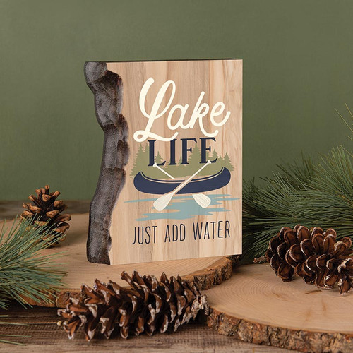 Lake & Lodge Collection Barky Sign - Lake Life
