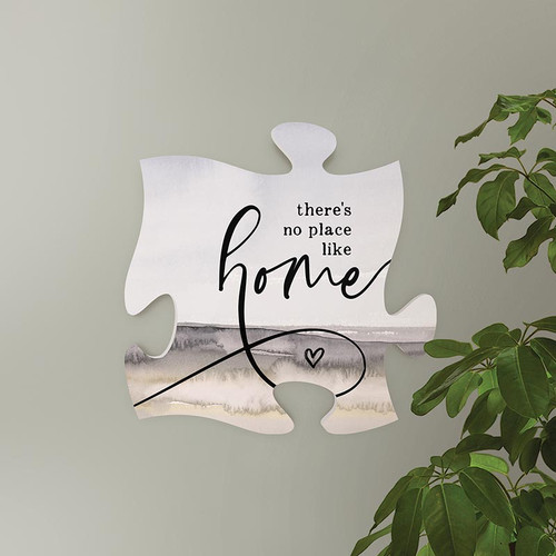Lake & Lodge Collection Puzzle Pieces Decor - There's No Place 