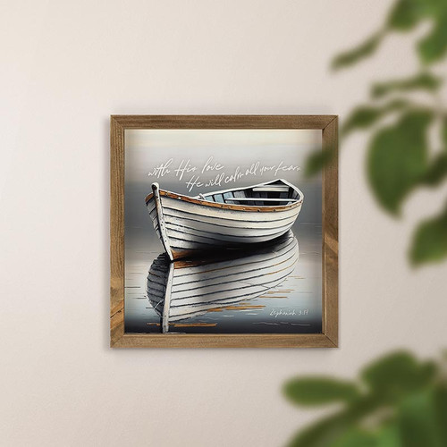 Lake & Lodge Collection Framed Art - With His Love