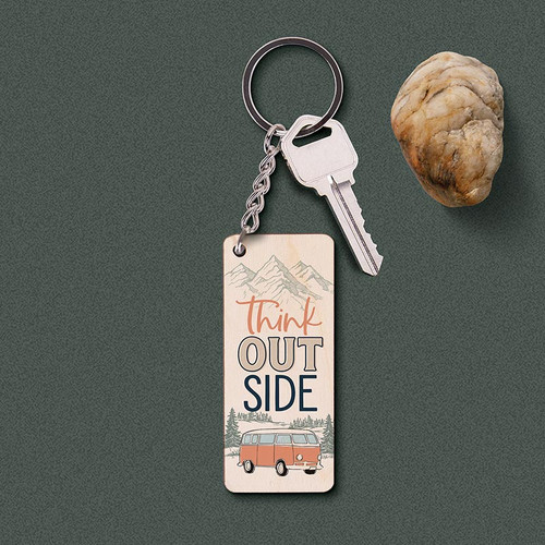 Lake & Lodge Collection Key Chains - Think Out Side