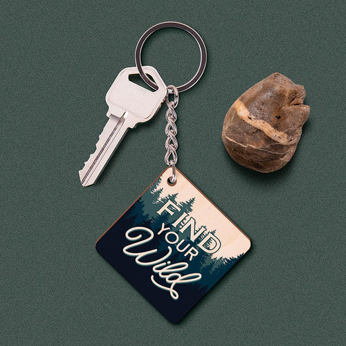 Lake & Lodge Collection Key Chains - Find Your Wild