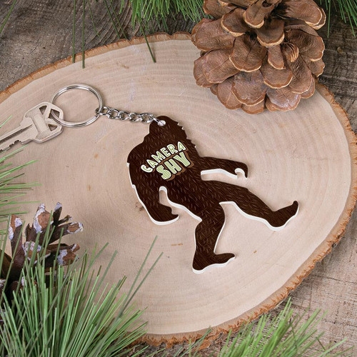 Lake & Lodge Collection Key Chains - Camera Shy Bigfoot
