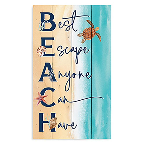 Coastal Collection Pallet Sign - B.E.A.C.H