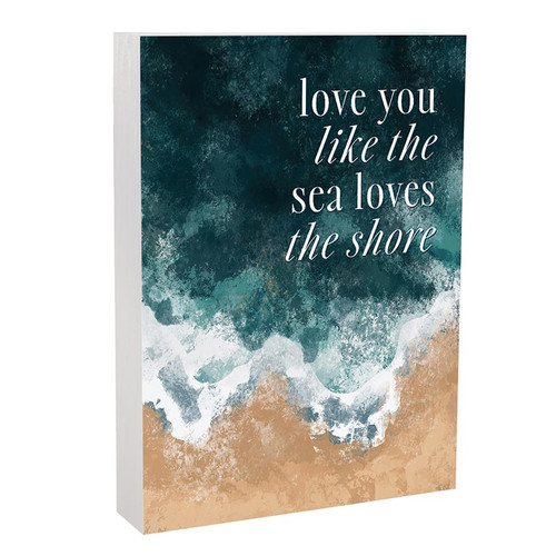 Coastal Collection Word Block - Love You