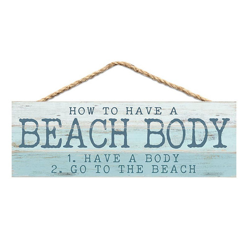 Coastal Collection Hanging Sign - Beach Body