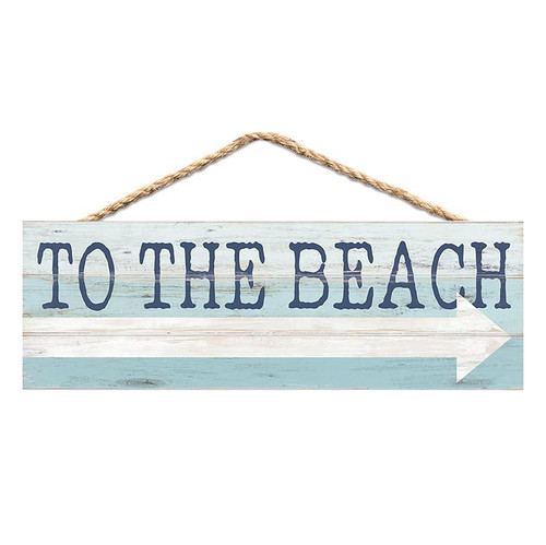 Coastal Collection Hanging Sign - To The Beach