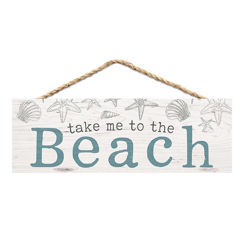Coastal Collection Hanging Sign - Take Me To The Beach