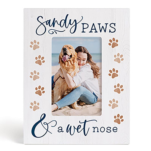 Coastal Collection Photo Frame - Sandy Paws