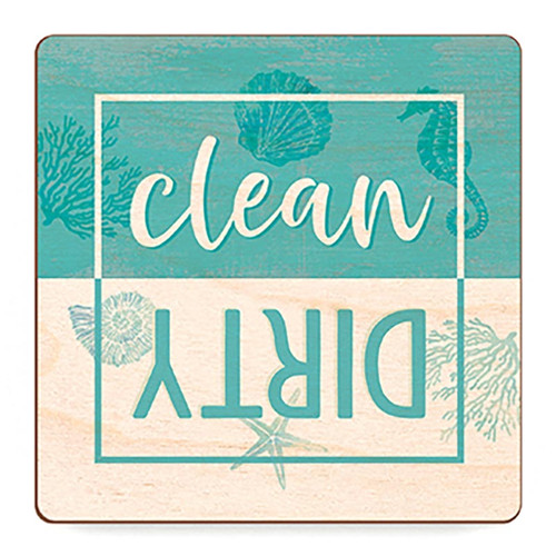 Coastal Collection Magnet - Clean/Dirty