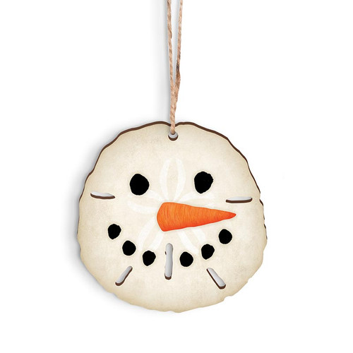 Coastal Collection Ornaments - Snowman Face