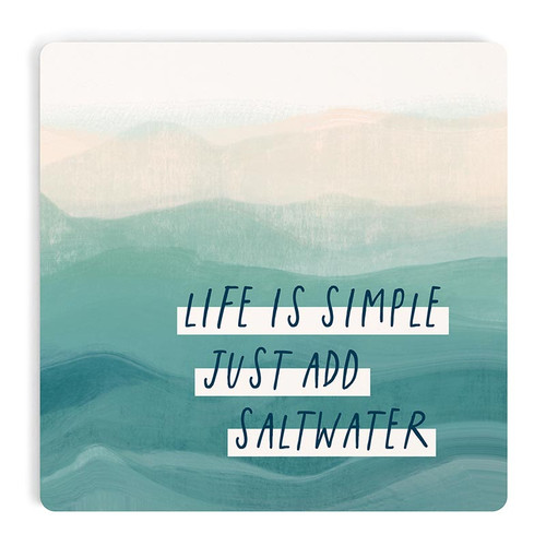 Coastal Collection Coaster - Life Is Simple