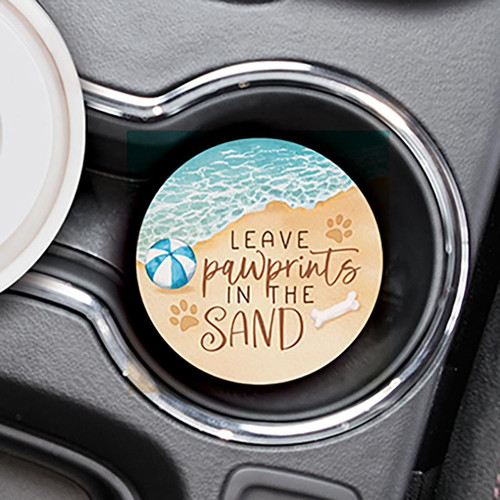 Coastal Collection Car Coaster - Leave Pawprints