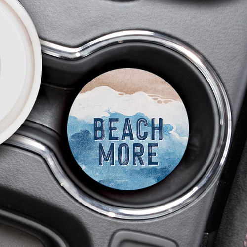 Coastal Collection Car Coasters - Beach More