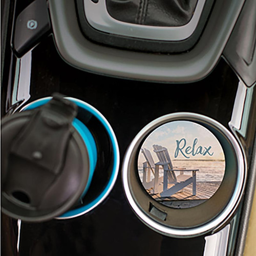 Coastal Collection Car Coasters (Retail Pack) - Relax