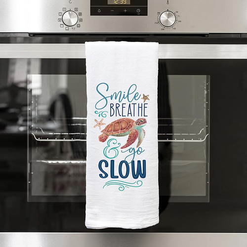Coastal Collection Tea Towels - Smile Breathe