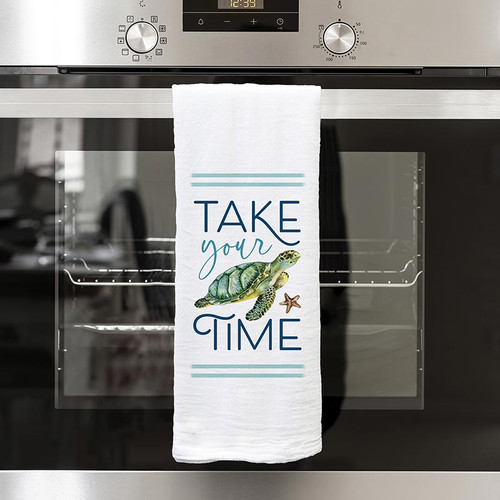 Coastal Collection Tea Towels - Take Your Time