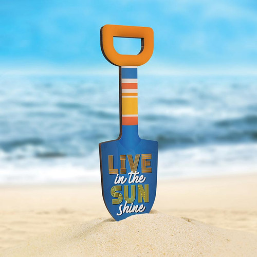 Coastal Collection Garden Sign - Live In The Sun