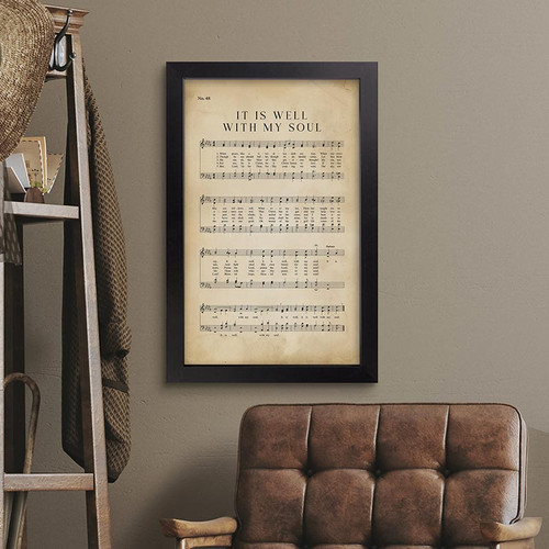 Hymns Of Our Heritage Collection Framed Art - It Is Well With My Soul