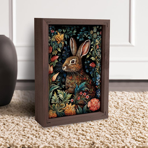 Framed Linen - Rabbit