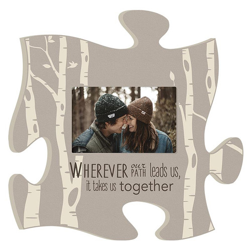 Puzzle Pieces Photo Frame - Wherever