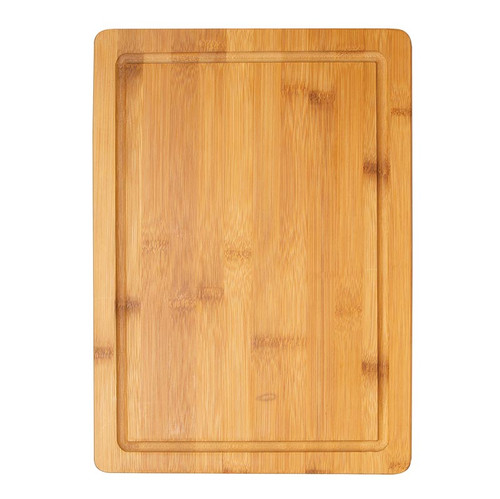 Bamboo Block Cutting Board 14" H
