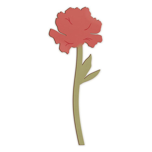 Peony Wooden Flower