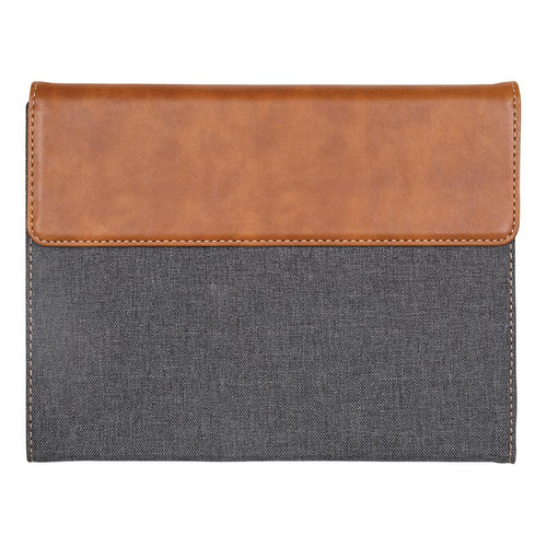 Small Padfolio - Leather/Grey