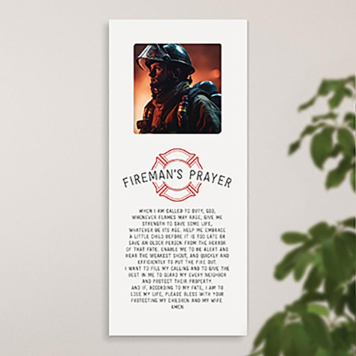 Fireman's Prayer Photo Frame